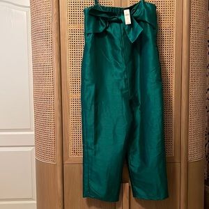 Hutch Satin Bow-Tie Jumpsuit Medium NWT